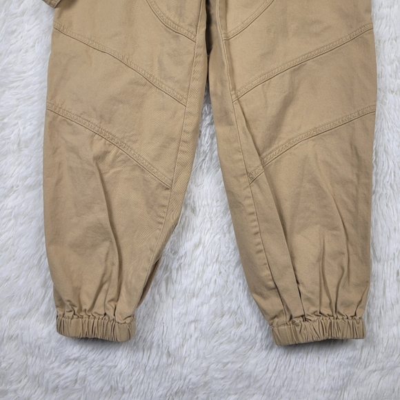 Forever 21 Large Parachute Khaki Joggers Tapered - Picture 4 of 10